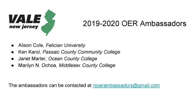 VALE Regional OER Workshop, Ocean Community College - Page 65